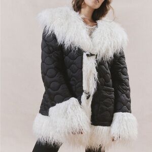 NWT UO Urban Outfitters Blanka Faux Fur Quilted Liner Jacket